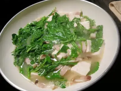 Make The tofu soup in the snow step 2