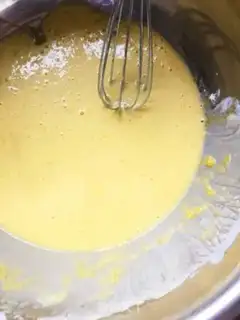 Make Sour cream sponge cake step 2
