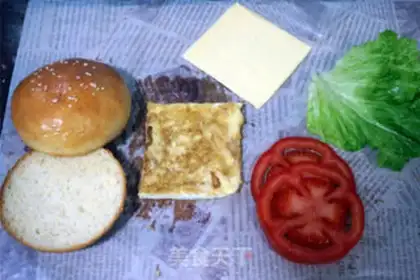 Make Hot dogs and fried eggburgers step 14