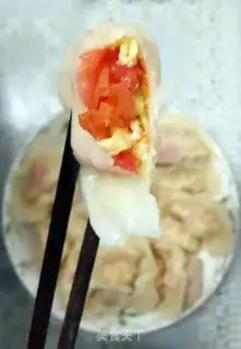 Make Tomato egg dumplings step 7