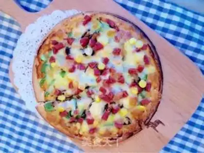 Make I love lazy pizza step 3