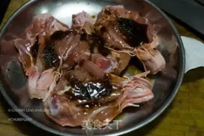 Make Quick, cook the chicken calves step 2