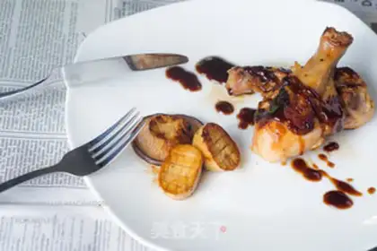 Make Quick, cook the chicken calves step 4