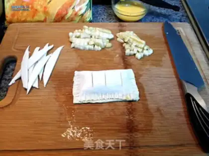 Make Simple banana pie step 4