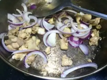 Make Chicken-leg rice step 3