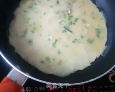 Make Onion eggcake step 7