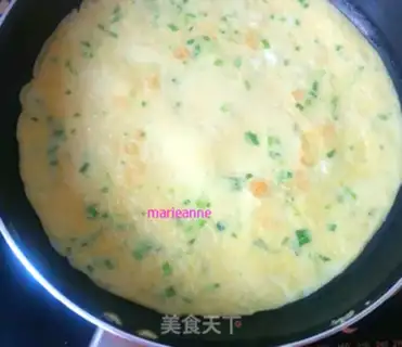 Make Onion eggcake step 8