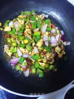 Make Chicken tomato rice step 2
