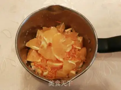 Make Lemon honey orange tea step 1