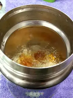 Make Soap-fruit geled snow congee step 5