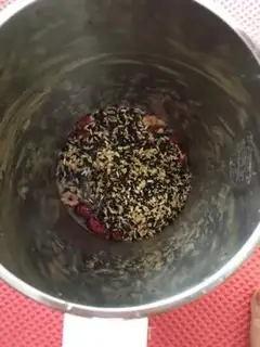 Make Black bean milk step 1