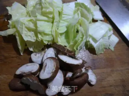 Make Pumps of mushroom cabbage step 1
