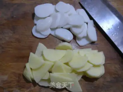 Make Snowseed potatoes step 1
