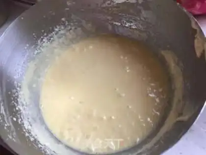 Make Black sesame egg rolls step 2