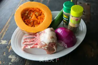 Make Fried lamb chops with roast pumpkins step 0