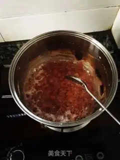 Make Homemade cherry sauce step 1