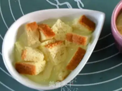 Make Low-carat wheat bread pudding step 5