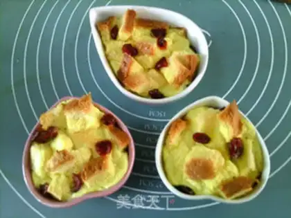 Make Low-carat wheat bread pudding step 8