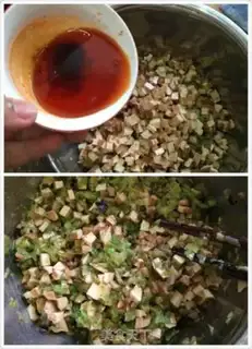 Make Coarse veggie packs step 10