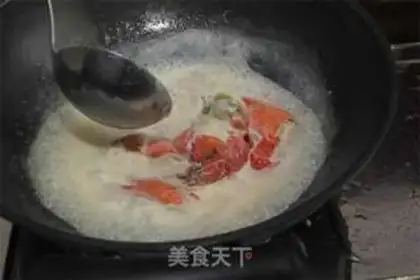 Make French white-juice lobster step 4