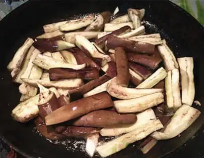 Make Salt fish and eggplant step 11