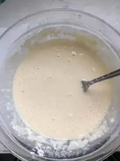 Make French traditional crepes step 3
