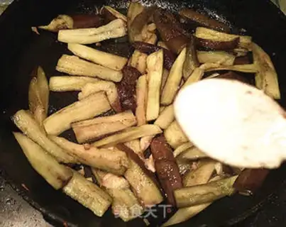 Make Salt fish and eggplant step 12