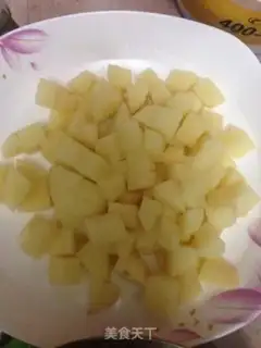 Make Five flowers and potatoes step 1