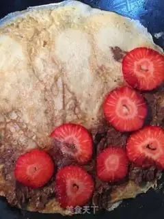 Make French traditional crepes step 8