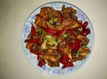 Make Spicy chicken step 9