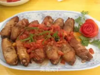 Make Tomato wings step 3