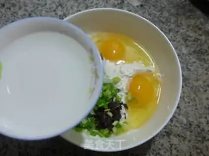 Make Olive omelet step 4