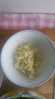 Make Garlic fans are steaming autumn step 1