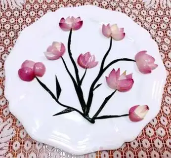Make There are lotus flowers in my heart step 3