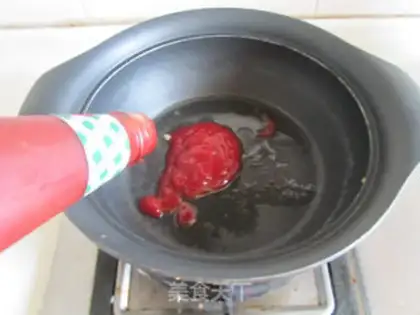 Make Chicken balls with eggplant juice step 5