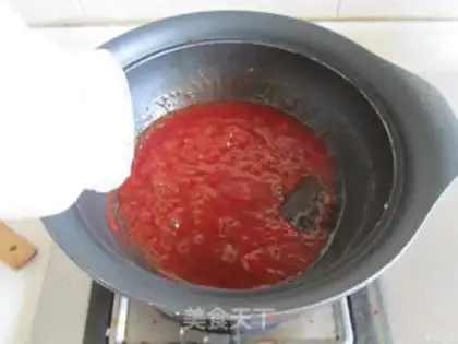 Make Chicken balls with eggplant juice step 6