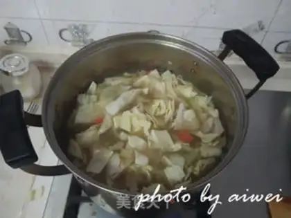 Make Meatball spicy soup step 16