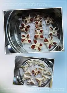 Make Three-sniffed buns step 15