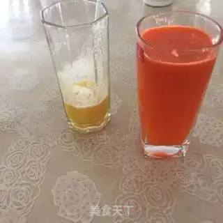 Make Pineapple carrot juice step 1