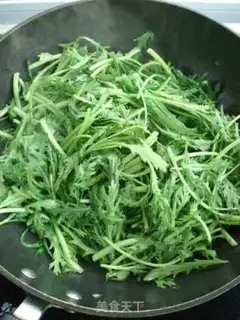 Make Garlic paste, fried ham step 3