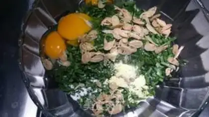 Make Shrimp eggs and casserole step 1