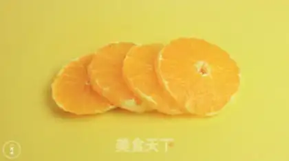 Make Mango orange water step 1