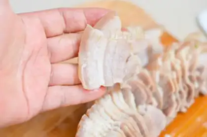 Make Garlic white meat step 5