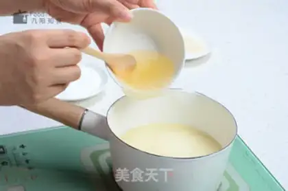 Make Mango soy pudding step 2