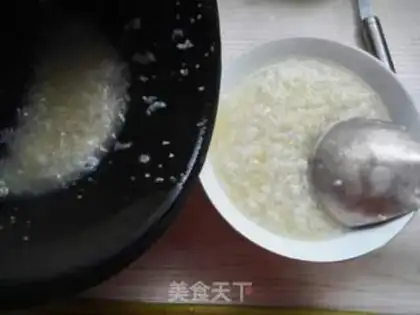 Make Rice corn congee step 1