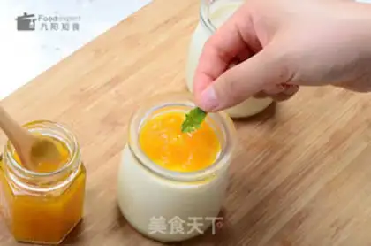 Make Mango soy pudding step 5