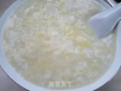 Make Rice corn congee step 2