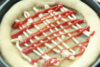 Make No cheese pizza step 2