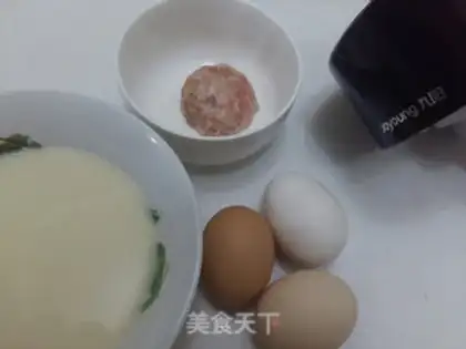 Make Soy milk, tofu meatballs step 2