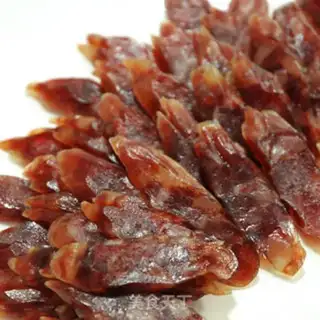 Make Blue bean fried sausage step 1